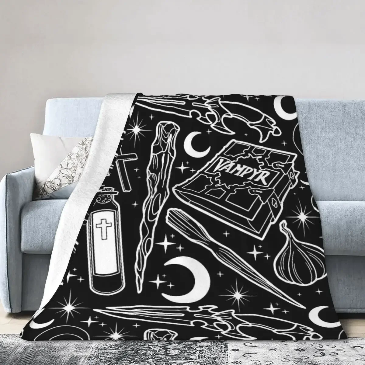 

Buffy The Vampire Slayer Weapons Blankets Soft Warm Flannel Throw Blanket Bedspread for Bed Living room Picnic Travel Home Couch