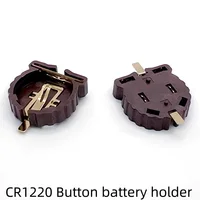 BS-1220-2 Button battery box CR1220 patch gold-plated button battery holder SMT high temperature resistance 280 degrees 1