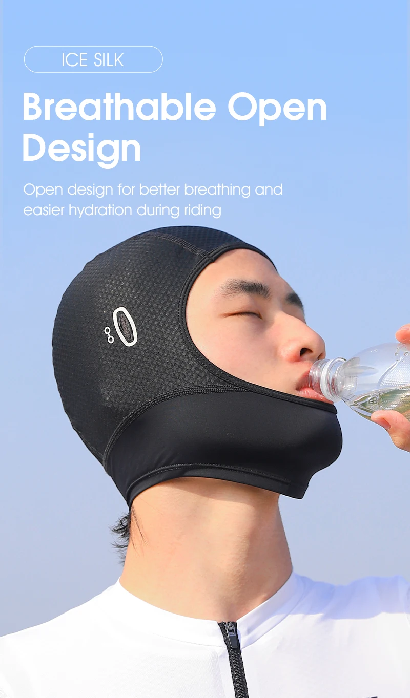 WEST RADFAHREN Sommer Eis Seide Radfahren Kappe Anti-Uv Motorrad Balaclava Sonnenschutz Sport Kopfbedeckung Outdoor Fahrrad Angeln Hut – Detail 6