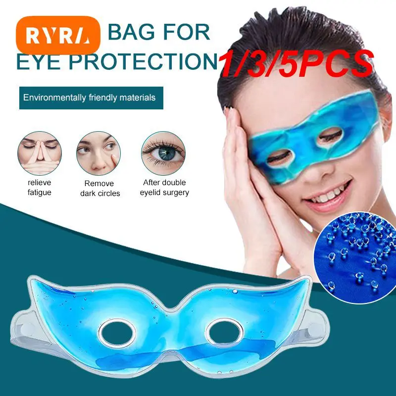 

1/3/5PCS Gel Eye Mask Reusable Cold Cooling Soothing Relief Tired Eye Headache Fatigue Relaxing Pad Remove Dark Circles Eye Ice