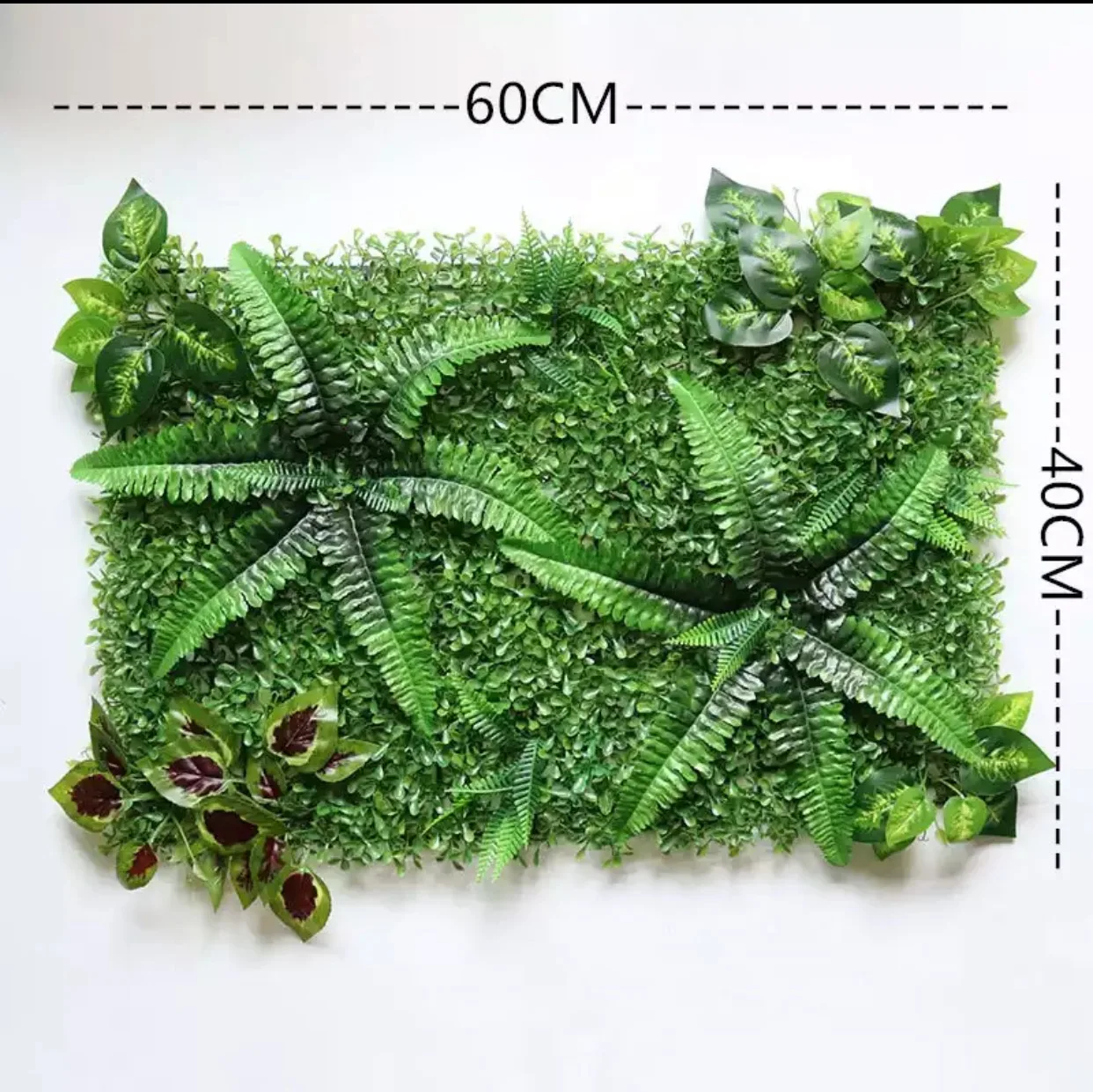 Panneau Mural De Plantes Artificielles 40 X 60 Cm, Fausse