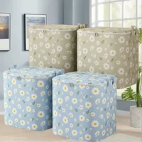 110/140/180/L Large Capacity Clothing Storage Box Folding Non Woven Fabric Quilts Clothes Organizer Case With Zipper Storage Bag 1