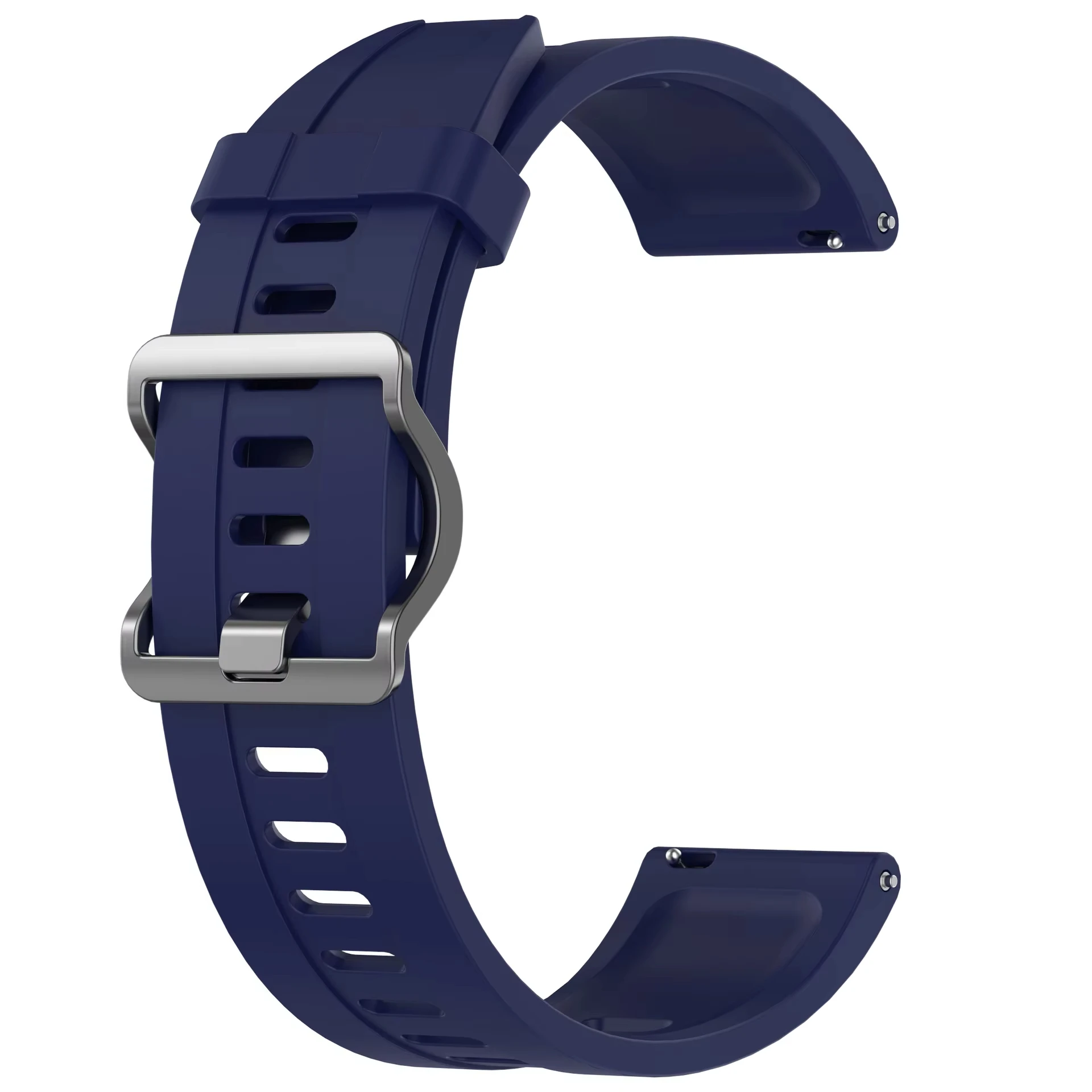 Versatile Silicone Sports Strap - 22mm Replacement Band