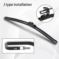 For Hyundai Tucson JM 2004-2009 Car Front Wiper U-Shape Soft Rubber Boneless Wiper HD Silent Durable Car Wiper 24"16" 2