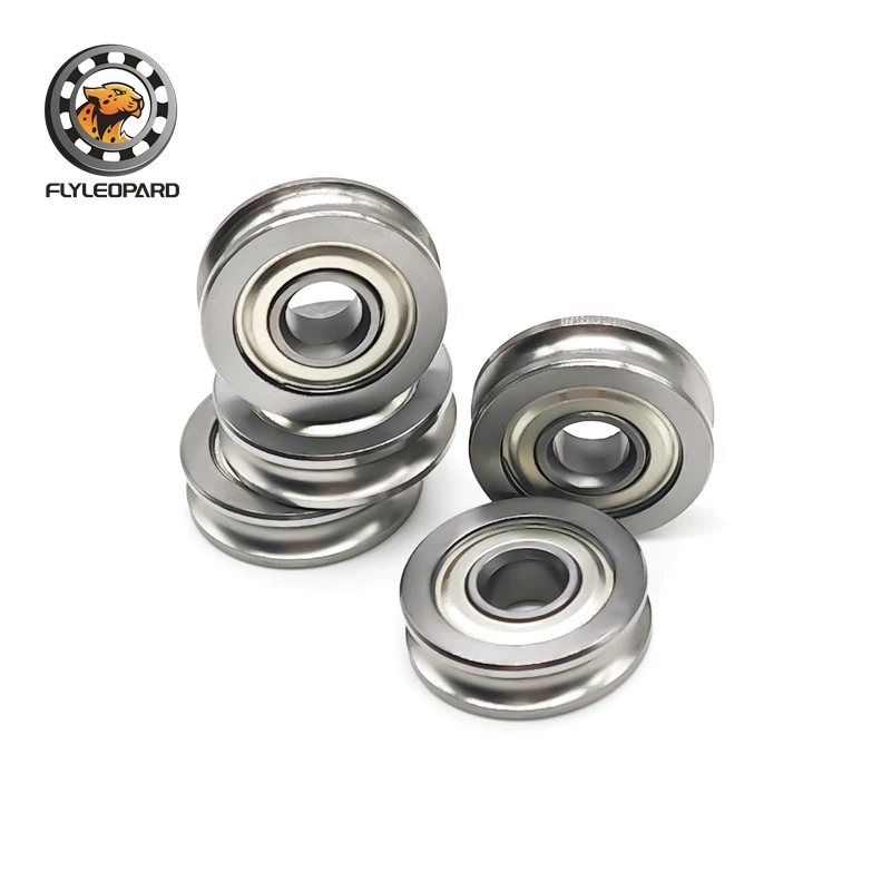 604UU 4x13x4 mm U Grove Ball Bearing Carbon Steel Bearing 4x12x4mm 604UU 10PCS