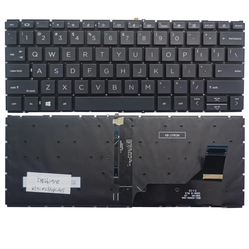 

Новая клавиатура для ноутбука HP EliteBook X360 830 G7 G8 с подсветкой без рамки