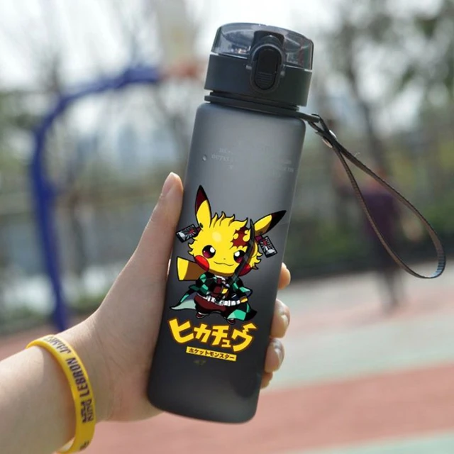 Pikachu Pokemon Water Bottle  Pikachu Plastic Water Bottle - Animation  Derivatives/peripheral Products - Aliexpress