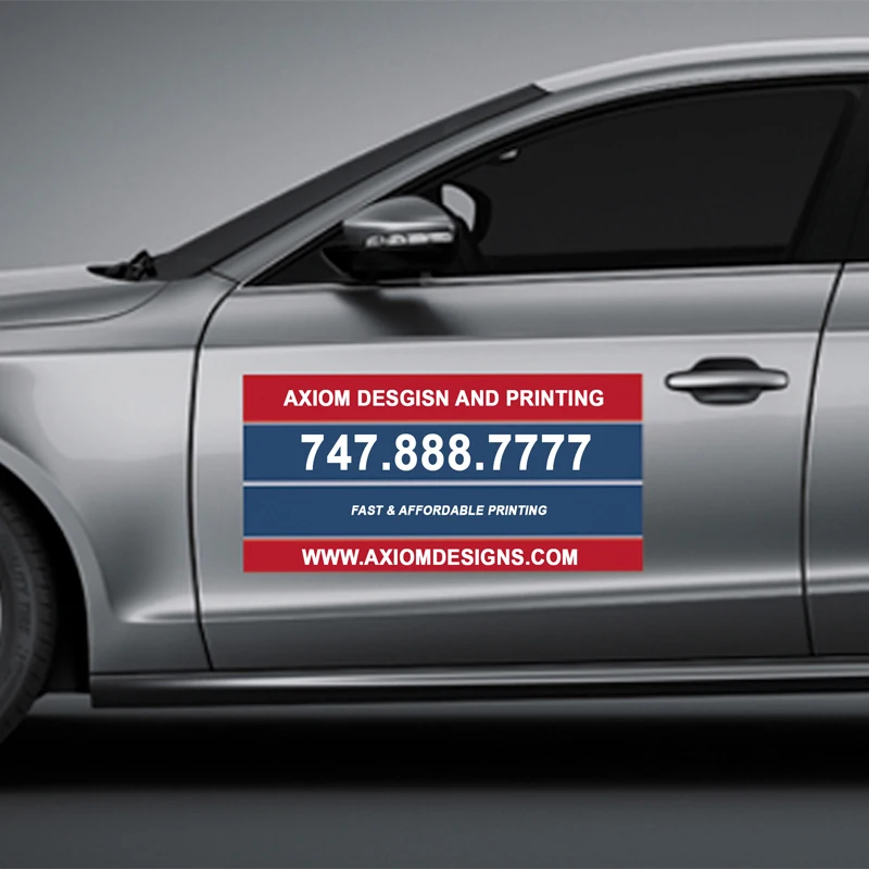 

Водонепроницаемая магнитная наклейка для автомобильного бампера с защитой от УФ-лучей, автомобильные магнитные знаки на заказ