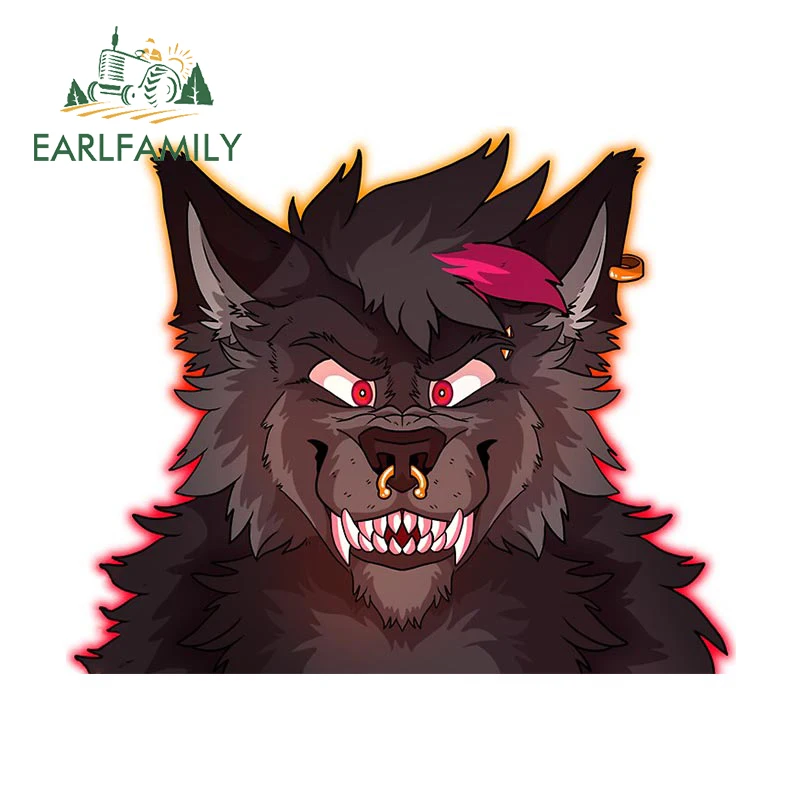 

EARLFAMILY, 13 см x 10,6 см, забавная Автомобильная наклейка для защиты двери автомобиля, Оригинальная виниловая фотография
