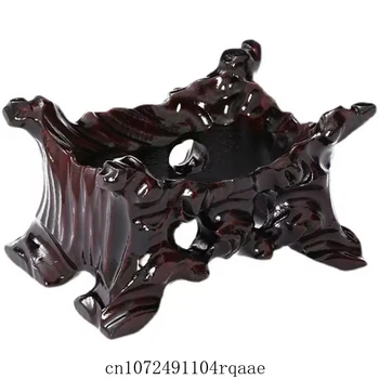 Supporto da Tavolo in Legno Intagliato a Mano per Esposizione di Pietre Naturali, Artigianato, Ornamenti, Decorazione per Casa e Ufficio