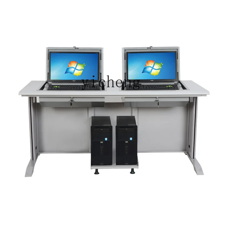 Zws Computer Desk Student Data Center Computer Flip Desk Multimedia Classroom New Desk comala document management data center