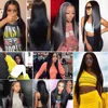 40 50Inch 220Density 13X4 HD Lace Front Wigs Human Hair Wigs 100%real human hair Straight 360 Full Lace Frontal Wigs Human for 5