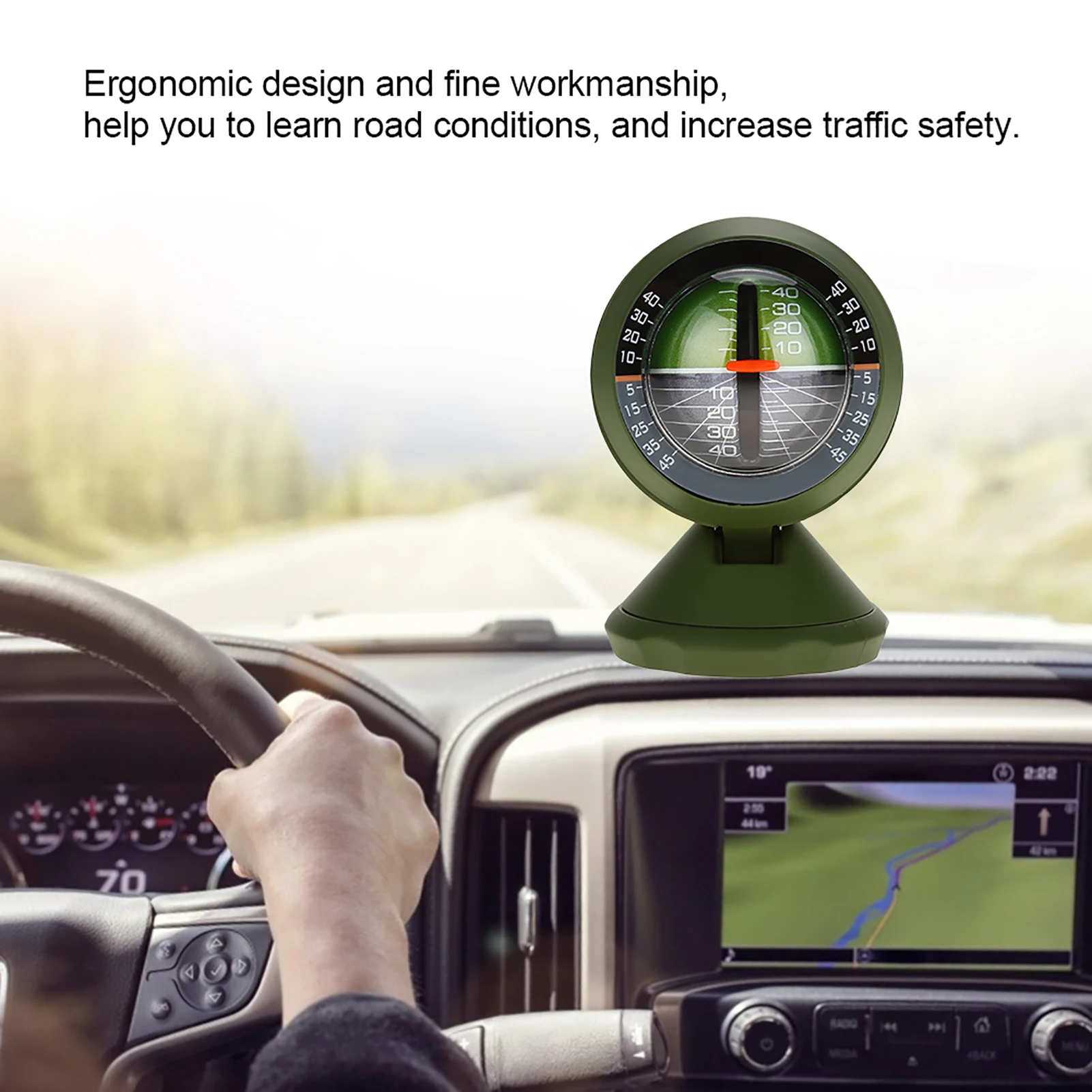 Car Inclinometer Equipment Outdoor Multifunction Angle Slope Meter Balancer Measure Equipment car inclinometer