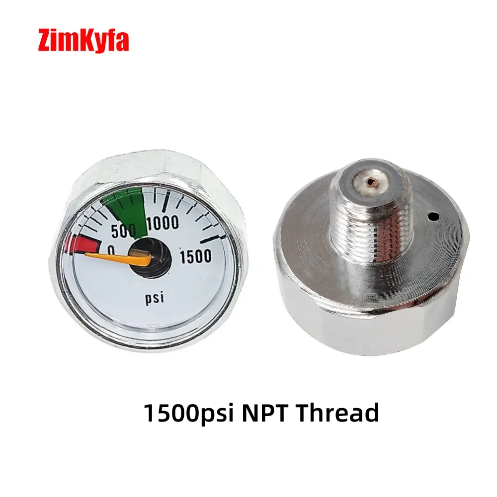 1 Mini Manómetro Para Combustible, Aire, Aceite O Agua, 0-200 Psi/0-14 - Foto 7