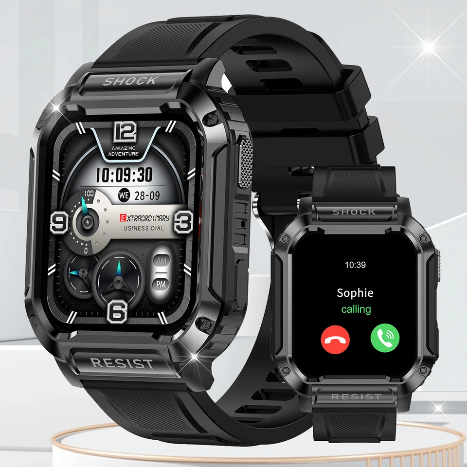 Touchscreen Smartwatch for Calls and Notifications