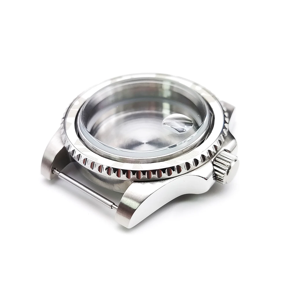 

Men's watch box 40mm stainless steel box high -hardness ore glass ceramic color NH35 nH36 mingzhudg 2813 miyota 8215 movement