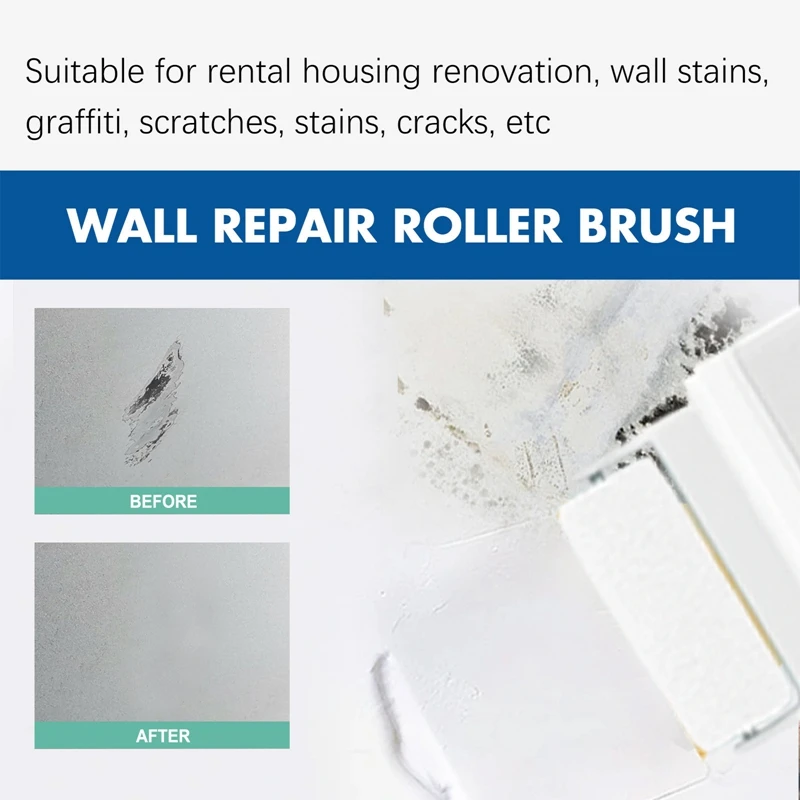 100g Wall Paint Brush Mini Paint Roller Small Beauty Repair Wall Patching Paste Colorful Graffiti Repair Renovation