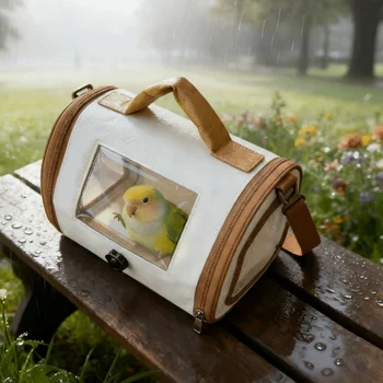 Folding Parrot Travel Carrier 1