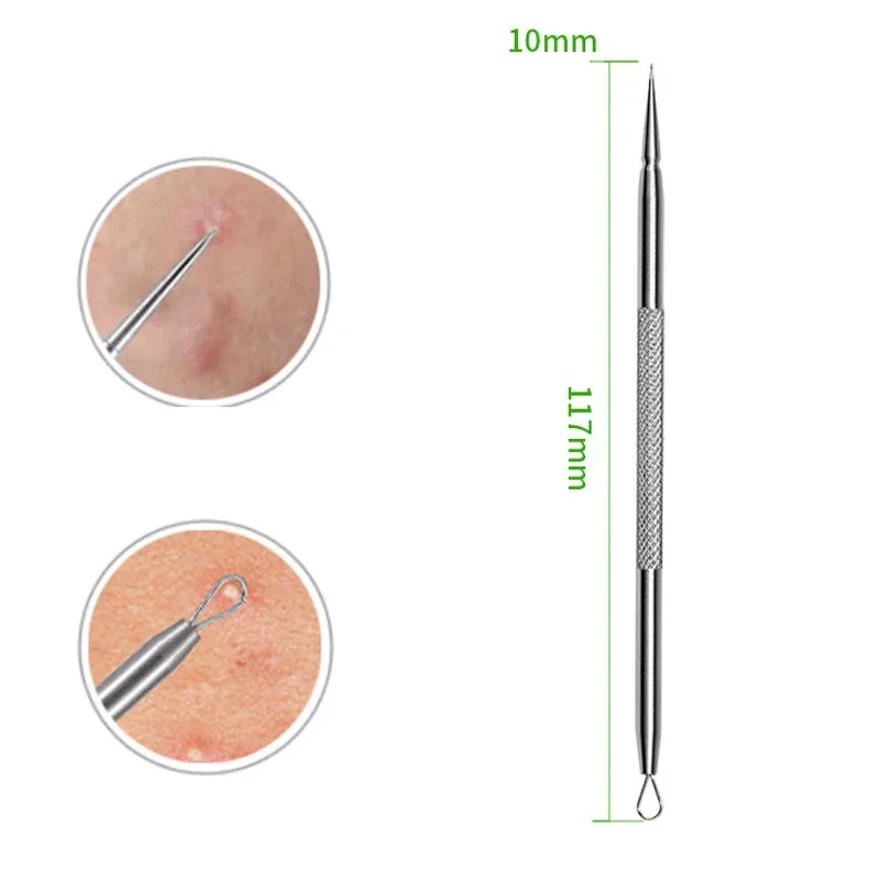 Acne Blackhead Removal Needles Black Dots Cleaner Black Head Pore Cleaner Deep Cleansing Tool Face Skin Care Tool 11/8/6/4PCS