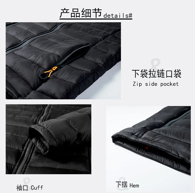 Winter Jacket For Men High Quality Lightweight Down Cotton Men's Padded Jackets For The Cold Men Winter Coat Free Shipping