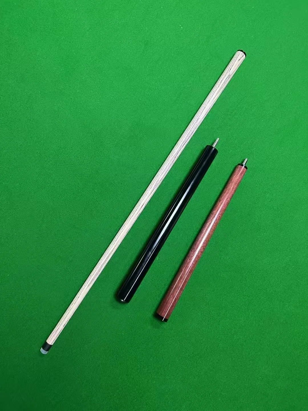 13.5mm Maple Wood 3-Piece Pounch Break Jump Pool Billiard Cue Stick for Pool Game Adult Starters woman man