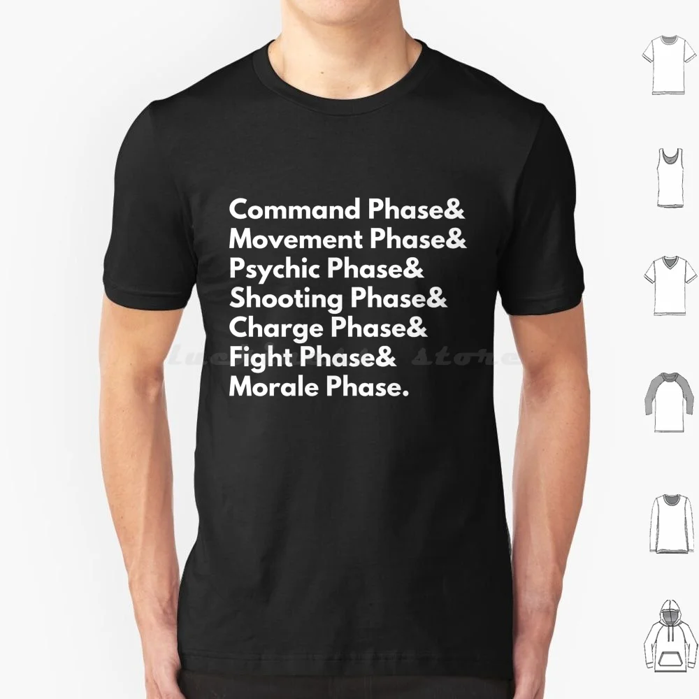 Turn Phase Print T Shirt 6Xl Cotton Cool Tee Memes Wh40 40000 Chaos Horus Heresy Dominatus Mini Painter Miniature Painter