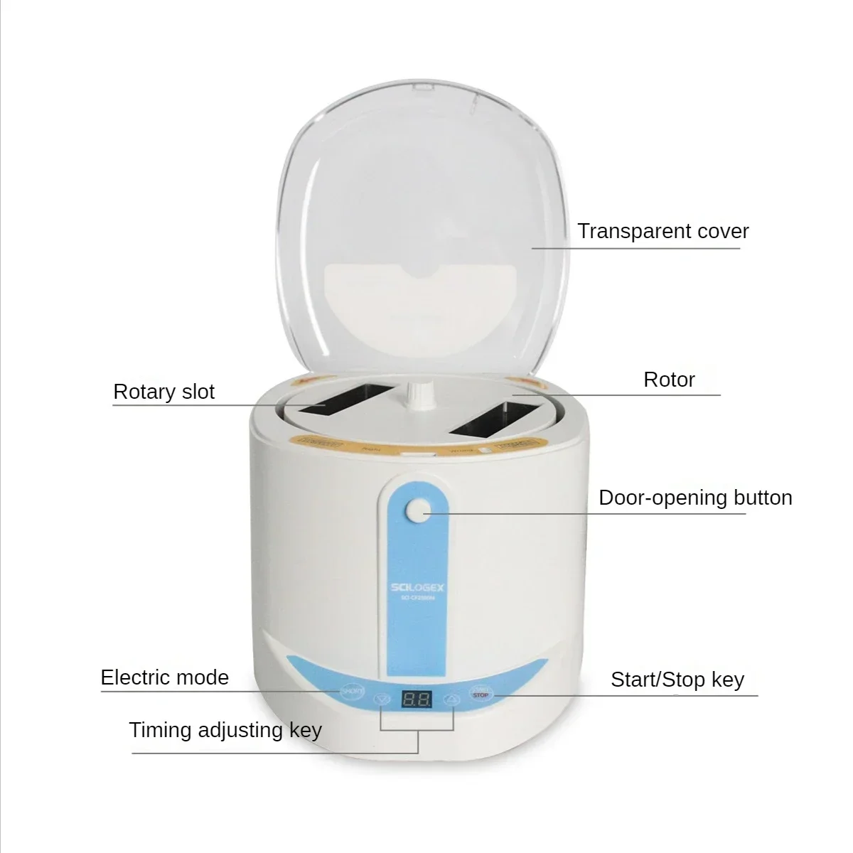 SCILOGEX SCI-CF2800M Orifice Plate Centrifuge Micropore Design Fast Centrifugation Wall-mounted Droplet PCR Experiments