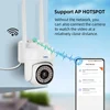 KERUI 5MP HD Auto-tracking PTZ IP Camera WiFi for Outdoor Ai Detection Alert CCTV Camera Color IR Light Audio Video Surveillance 1