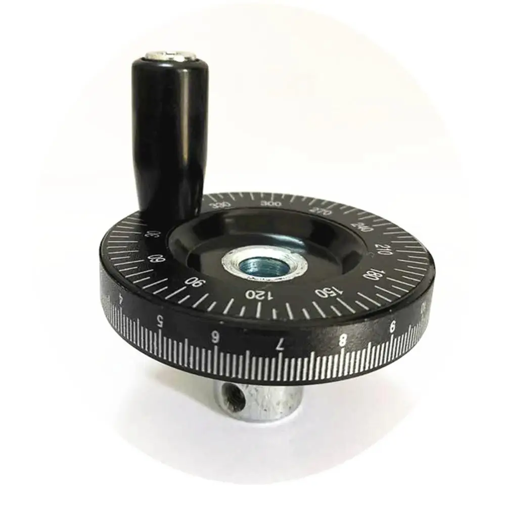 Handwheel Milling Machine With Angle Scale Durable Revolving Handle Hand Crank Replacement Lathes Milling Machine