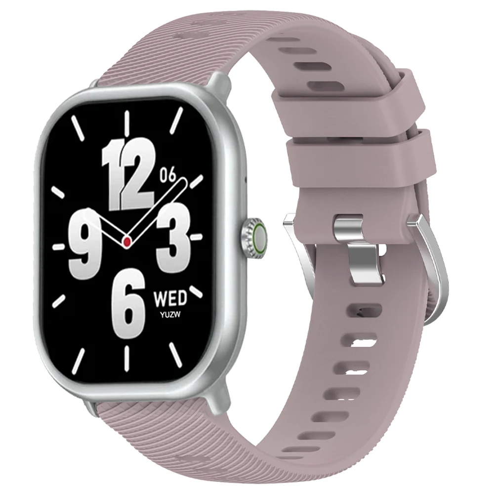 Premium 22mm Silicone Strap Watchband - Versatile & Stylish Replacement Wristband