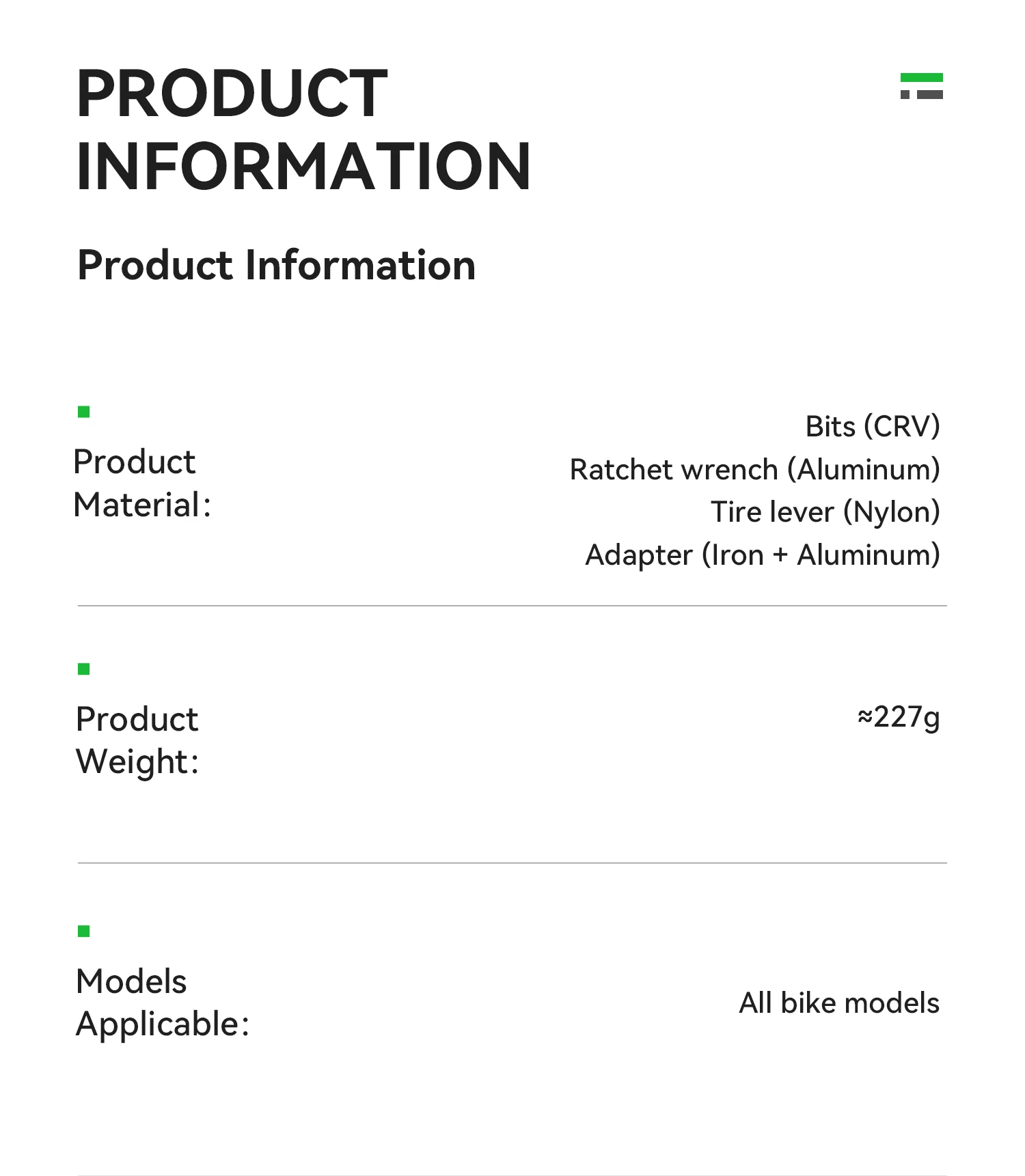 ROCKBROS Fahrrad-Reparatur-Werkzeug-Set leicht tragbar Ratschenschlüssel Schraubendreher Fahrradreifenheber Fahrrad-Wartungswerkzeug-Set – Detail 3