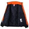 High Visibility Reflective Witnter Jacket Men Waterproof Thickened Safety Coat for Outdoor Work Hi Vis Workwear Bomber Jacket 4