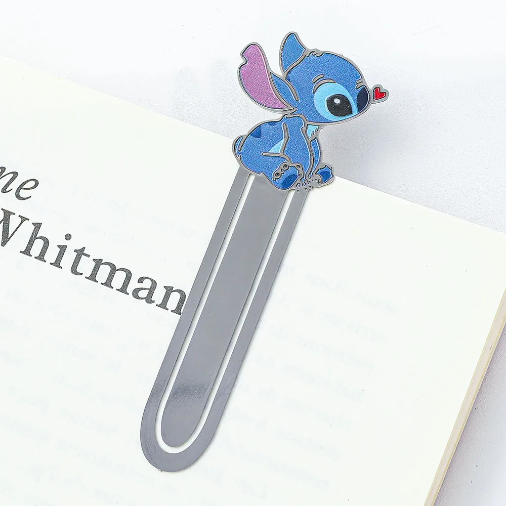 Cute cartoon stitch metal animal bookmarks bookish women sisters granddaughters gift reading accessories bookmarks stationery supplies