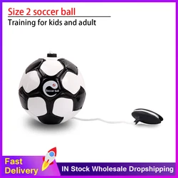 New Football BALL Kick  beginner Soccer Ball Practice Belt Training Equipment Standard Official profession Balls Size 2