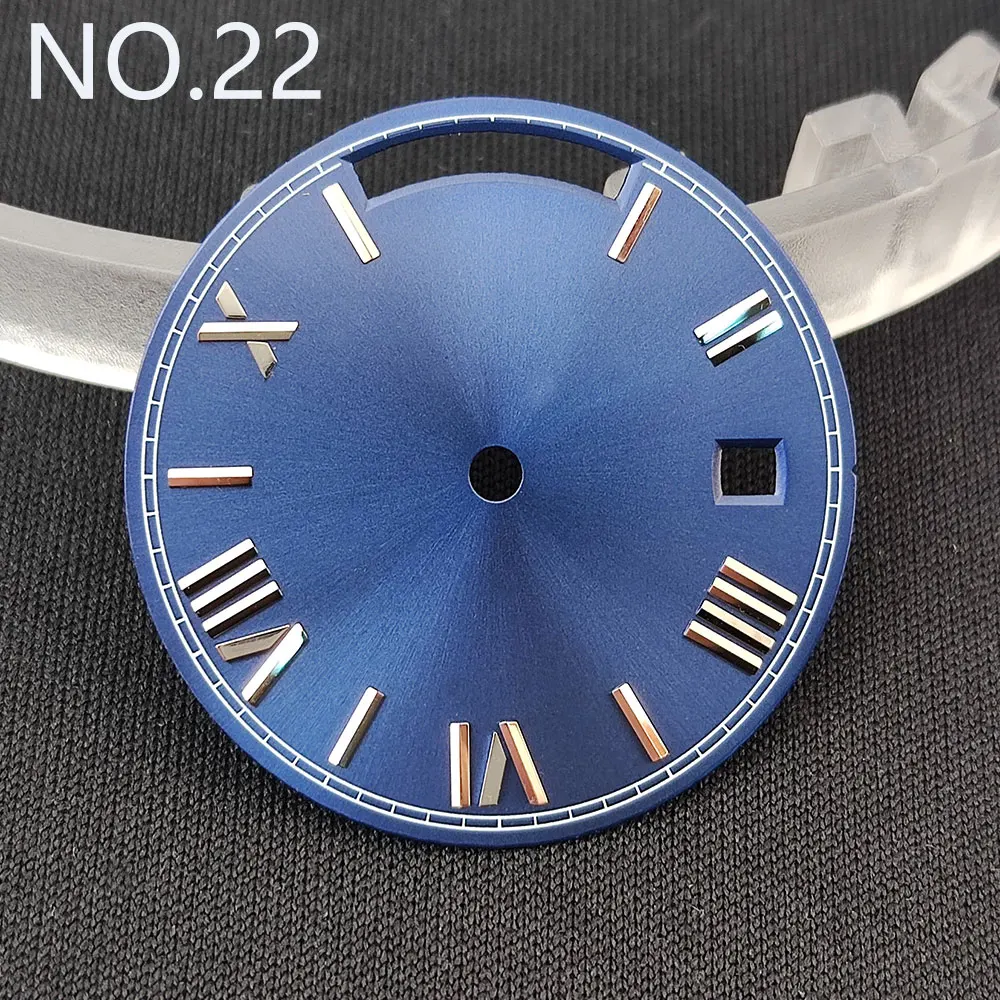 Blue Luminous 29mm Watch Dial - Sterile Mod Style