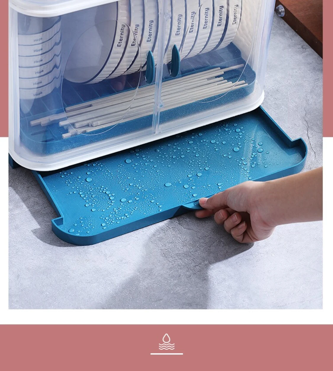 Kitchen Drain Bowl Rack Bowl Rack Plastic Cupboard With Cover Bowl Chopsticks Storage Box Drain Rack 7 Kitchen Drain Bowl Rack Bowl Rack Plastic Cupboard With Cover Bowl Chopsticks Storage Box Drain Rack