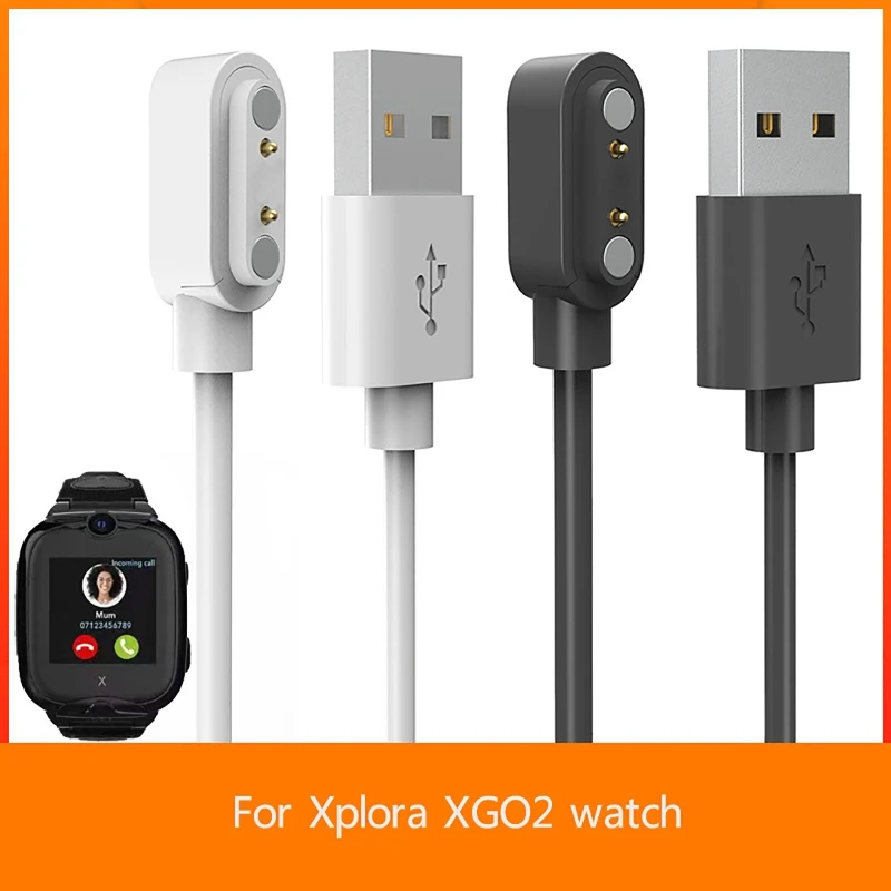 

USB Charging Cable Power Adapter Charge Cord Magnetic Fast Charging Line Dock Station Compatible with Xplora XGO2 Watch