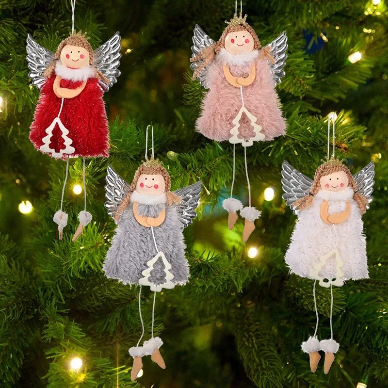 

Christmas Decor Angel Doll Pendant Tree Hanging Ornaments,Christmas Doll Hanging Angel-Decor For Tree Door Wall Hanging Durable