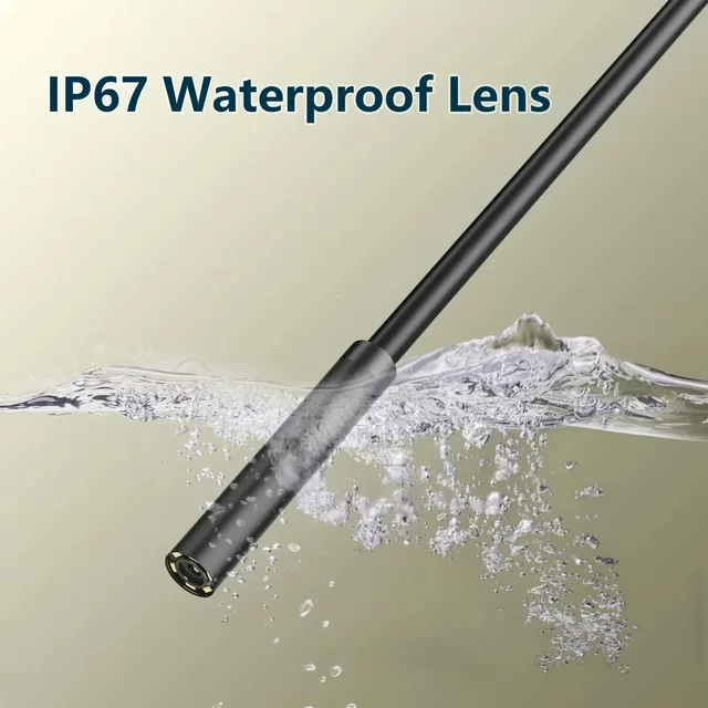 5.5MM USB TypeC Endoscope Camera IP67 Waterproof LED Flexible Borescope for Android/PC 3.5/5M Cable for Pipe/Sewer/Engine Repair 5
