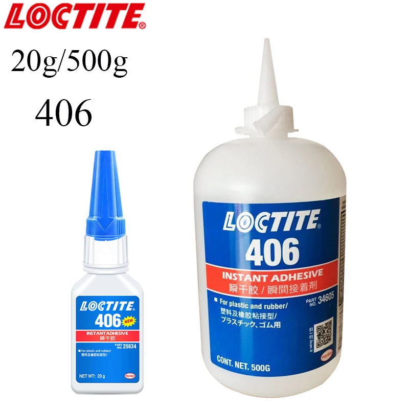 500g20gLoctite406SuperGlueStrongAdhesiveMetalPlasticWood