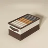 2pcs/set Non-Woven Fabric Storage Box - Foldable Clothes Organizer for Home Bedding & Wardrobe Clothing storage basket 6