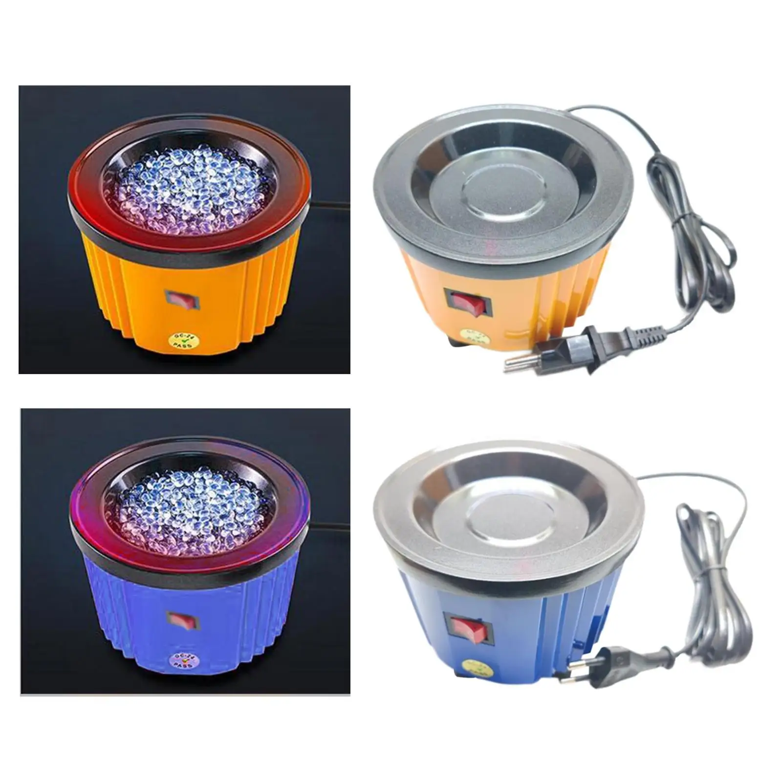 초보자를 위한 뜨거운 접착제 냄비 100W 전기 녹는 냄비 DIY 프로젝트 조리대