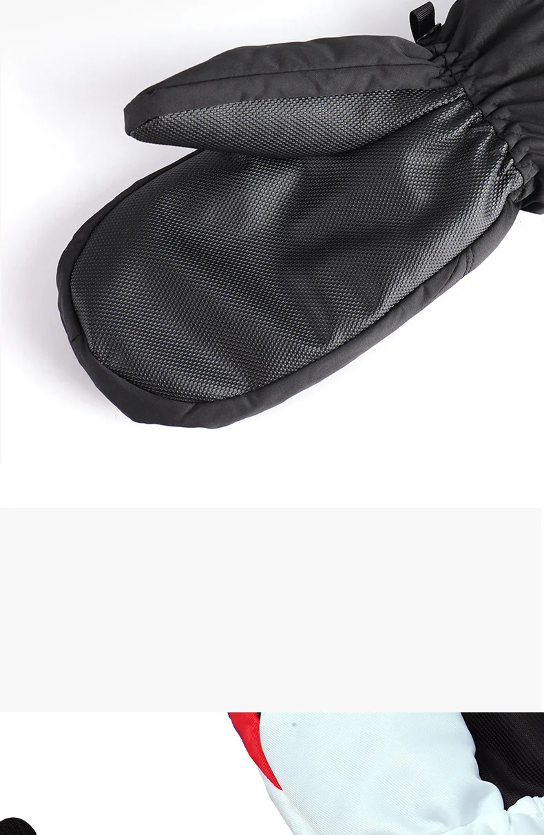 1 Pair Non-slip Ski Men Women Universal Outdoor Cycling Hiking Mitten Winter Warm Waterproof Thicken Fleece Gloves_voghion.com