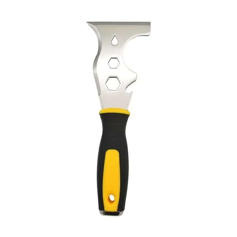 13in1 Stainless Steel Paint Putty Scraper Tool Spackle Knife Caulk Removal Tool Painters Paint Can Opener Remover