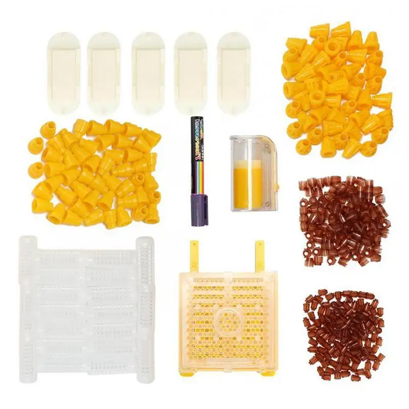 

Complete Queen Bees Keeping Cup Kits System Bees Keeping Supplies And Equipment Durable Boxes For Feeding Honey Bees 6.5*2.5cm/2