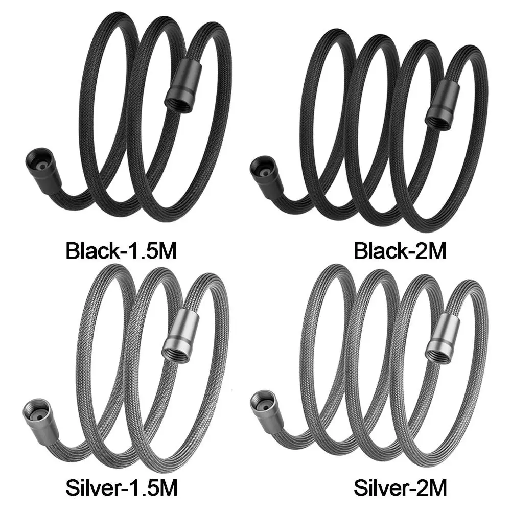 Useful Handheld Shower Hose Anti Winding Universal Interface Shower Tube Flexible Bath Shower Nylon Pipe Bathroom Accessories