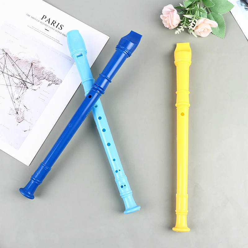 8-hole Colorful Plastic Flute Instrumental Flute Woodwind Instrument Colorful Children's Musical Instrument Gift