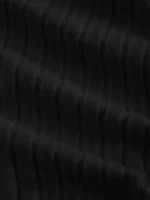 women's New off shoulder cross long sleeved slim fit casual street style asymmetrical elegant T-shirt trumpet sleeve top - Image 5