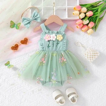Baby Girl Flower Dress Set 1