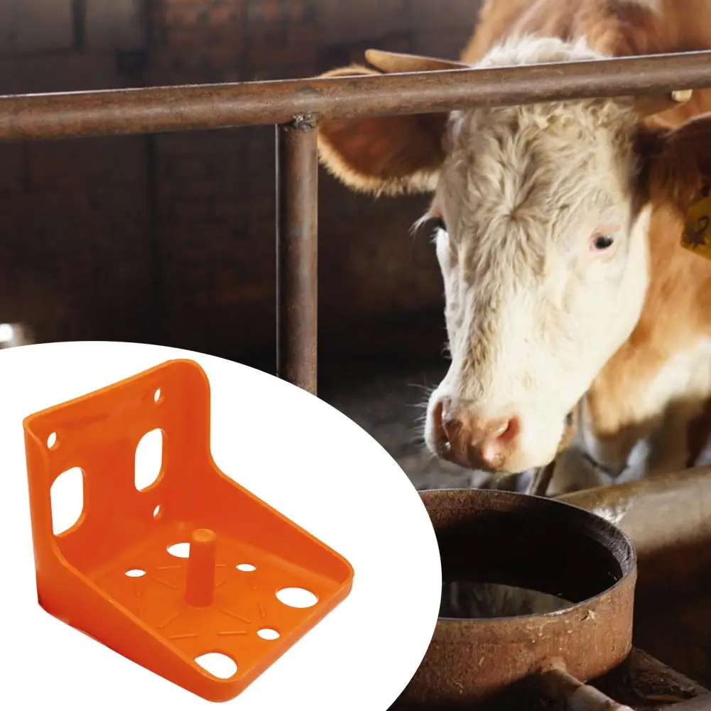 Salt Block Holder Goat Mineral Block Tray Bite Resistant Save Space Cattle Sheep Horse Lick Brick Container for Farm